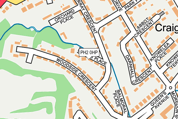 PH2 0HP map - OS OpenMap – Local (Ordnance Survey) PH2 0HP map - OS OpenMap – Local (Ordnance Survey)