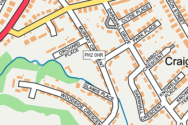 PH2 0HR map - OS OpenMap – Local (Ordnance Survey) PH2 0HR map - OS OpenMap – Local (Ordnance Survey)