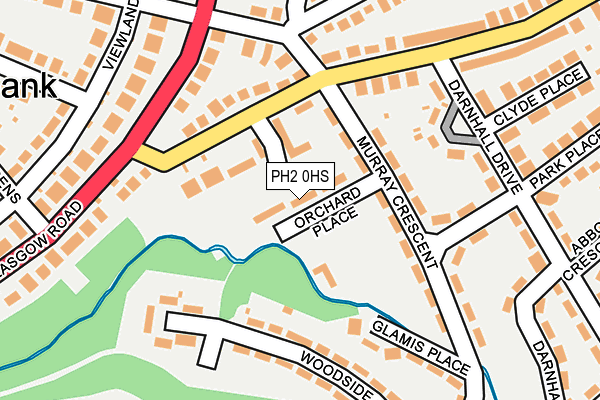 PH2 0HS map - OS OpenMap – Local (Ordnance Survey)