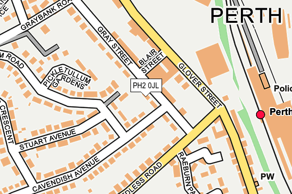 PH2 0JL map - OS OpenMap – Local (Ordnance Survey) PH2 0JL map - OS OpenMap – Local (Ordnance Survey)