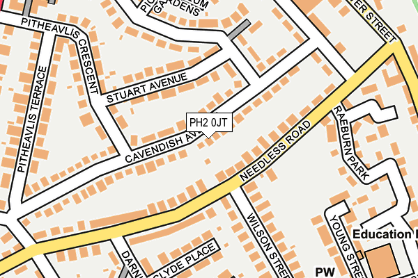 PH2 0JT map - OS OpenMap – Local (Ordnance Survey) PH2 0JT map - OS OpenMap – Local (Ordnance Survey)