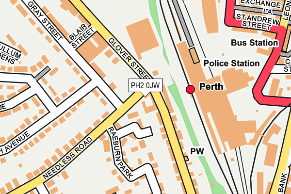 PH2 0JW map - OS OpenMap – Local (Ordnance Survey) PH2 0JW map - OS OpenMap – Local (Ordnance Survey)