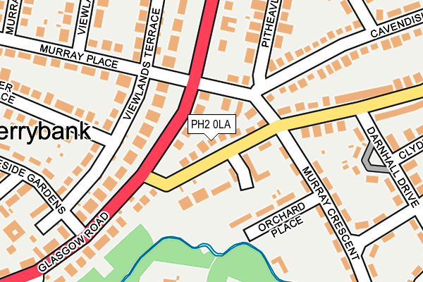 PH2 0LA map - OS OpenMap – Local (Ordnance Survey) PH2 0LA map - OS OpenMap – Local (Ordnance Survey)