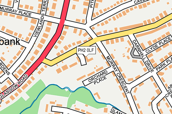 PH2 0LF map - OS OpenMap – Local (Ordnance Survey) PH2 0LF map - OS OpenMap – Local (Ordnance Survey)