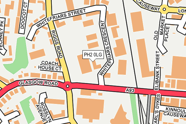 PH2 0LG map - OS OpenMap – Local (Ordnance Survey) PH2 0LG map - OS OpenMap – Local (Ordnance Survey)