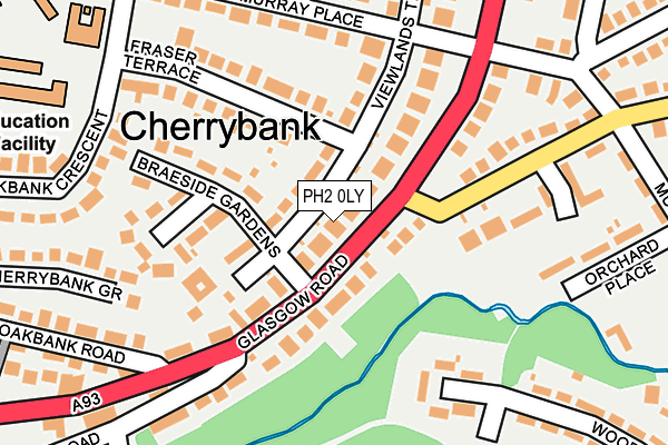 PH2 0LY map - OS OpenMap – Local (Ordnance Survey) PH2 0LY map - OS OpenMap – Local (Ordnance Survey)