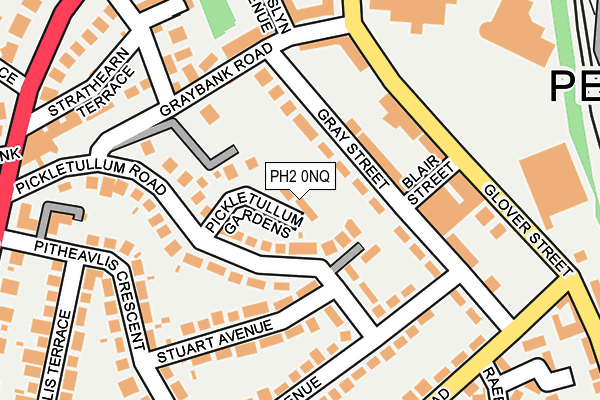 PH2 0NQ map - OS OpenMap – Local (Ordnance Survey) PH2 0NQ map - OS OpenMap – Local (Ordnance Survey)