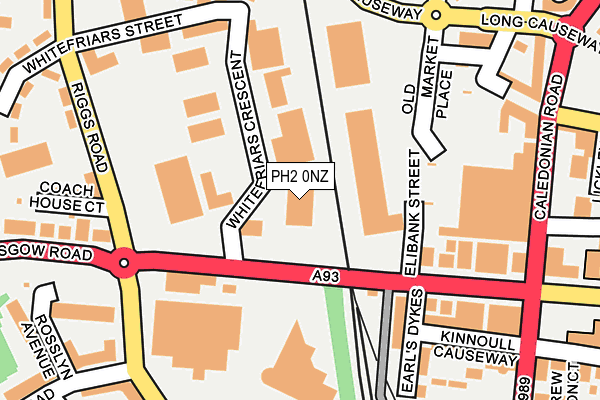 PH2 0NZ map - OS OpenMap – Local (Ordnance Survey) PH2 0NZ map - OS OpenMap – Local (Ordnance Survey)