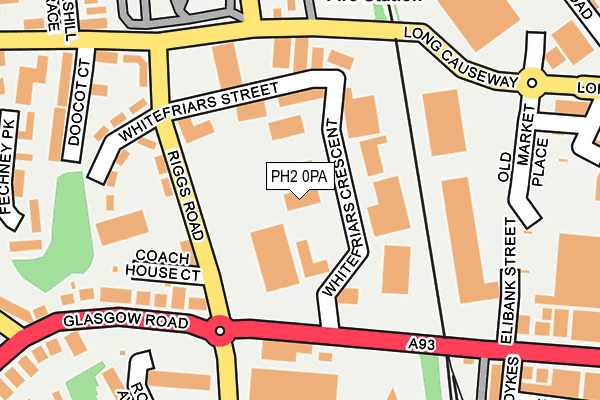 PH2 0PA map - OS OpenMap – Local (Ordnance Survey) PH2 0PA map - OS OpenMap – Local (Ordnance Survey)