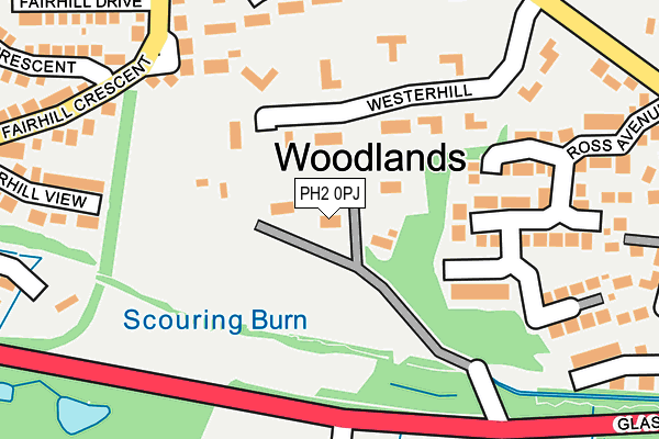 PH2 0PJ map - OS OpenMap – Local (Ordnance Survey) PH2 0PJ map - OS OpenMap – Local (Ordnance Survey)