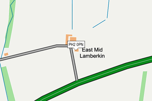 PH2 0PN map - OS OpenMap – Local (Ordnance Survey) PH2 0PN map - OS OpenMap – Local (Ordnance Survey)