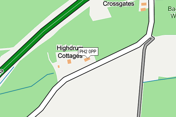 PH2 0PP map - OS OpenMap – Local (Ordnance Survey) PH2 0PP map - OS OpenMap – Local (Ordnance Survey)