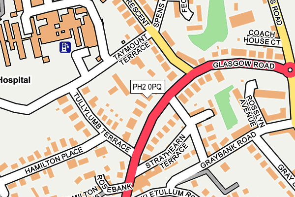 PH2 0PQ map - OS OpenMap – Local (Ordnance Survey) PH2 0PQ map - OS OpenMap – Local (Ordnance Survey)