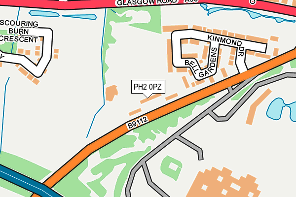 PH2 0PZ map - OS OpenMap – Local (Ordnance Survey) PH2 0PZ map - OS OpenMap – Local (Ordnance Survey)