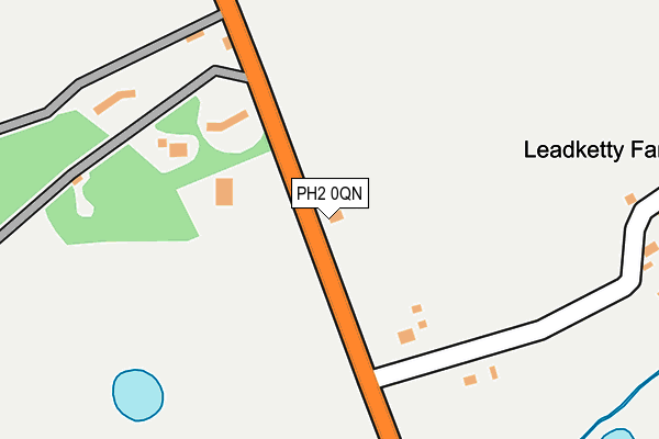PH2 0QN map - OS OpenMap – Local (Ordnance Survey) PH2 0QN map - OS OpenMap – Local (Ordnance Survey)