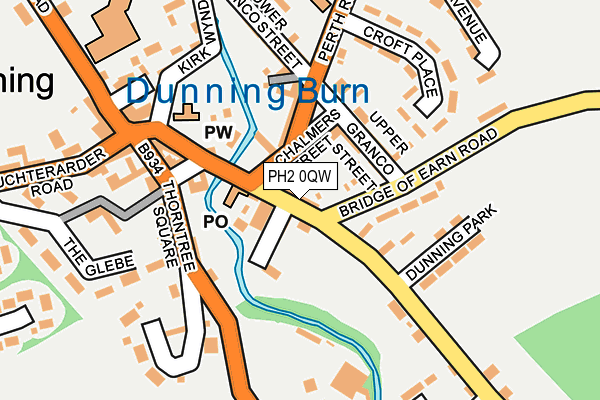 PH2 0QW map - OS OpenMap – Local (Ordnance Survey) PH2 0QW map - OS OpenMap – Local (Ordnance Survey)