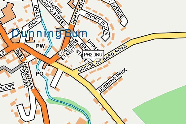 PH2 0RU map - OS OpenMap – Local (Ordnance Survey) PH2 0RU map - OS OpenMap – Local (Ordnance Survey)
