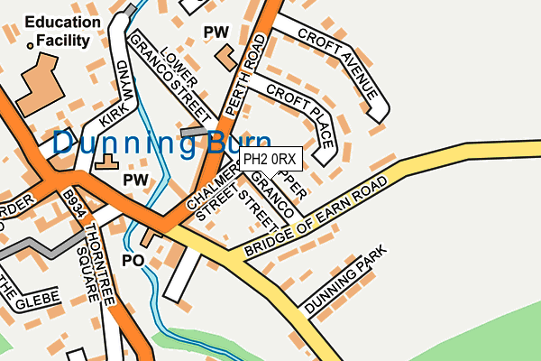 PH2 0RX map - OS OpenMap – Local (Ordnance Survey) PH2 0RX map - OS OpenMap – Local (Ordnance Survey)