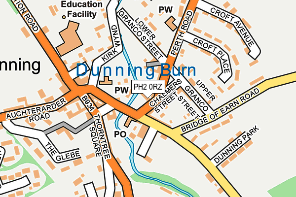 PH2 0RZ map - OS OpenMap – Local (Ordnance Survey) PH2 0RZ map - OS OpenMap – Local (Ordnance Survey)