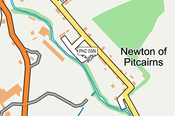 PH2 0SN map - OS OpenMap – Local (Ordnance Survey) PH2 0SN map - OS OpenMap – Local (Ordnance Survey)