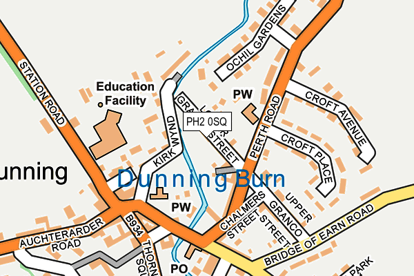 PH2 0SQ map - OS OpenMap – Local (Ordnance Survey) PH2 0SQ map - OS OpenMap – Local (Ordnance Survey)