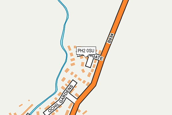 PH2 0SU map - OS OpenMap – Local (Ordnance Survey) PH2 0SU map - OS OpenMap – Local (Ordnance Survey)
