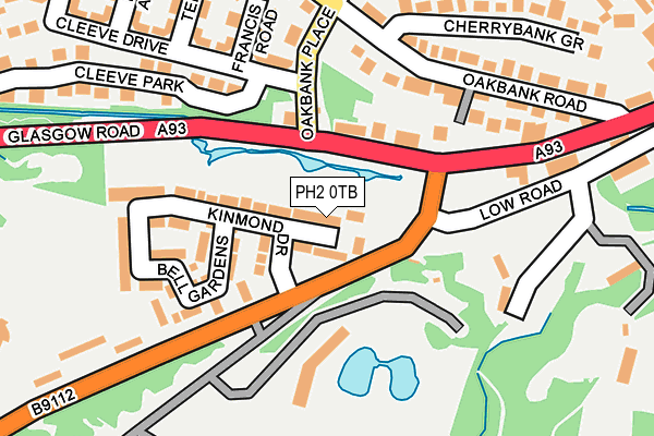 PH2 0TB map - OS OpenMap – Local (Ordnance Survey) PH2 0TB map - OS OpenMap – Local (Ordnance Survey)