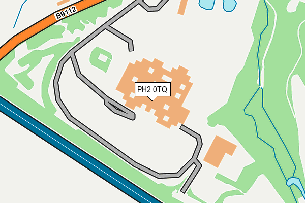 PH2 0TQ map - OS OpenMap – Local (Ordnance Survey) PH2 0TQ map - OS OpenMap – Local (Ordnance Survey)