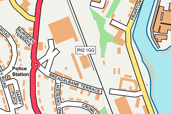 PH2 1GG map - OS OpenMap – Local (Ordnance Survey) PH2 1GG map - OS OpenMap – Local (Ordnance Survey)