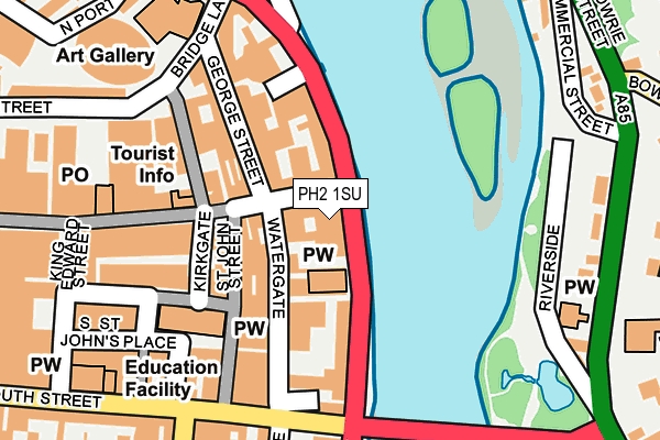PH2 1SU map - OS OpenMap – Local (Ordnance Survey) PH2 1SU map - OS OpenMap – Local (Ordnance Survey)