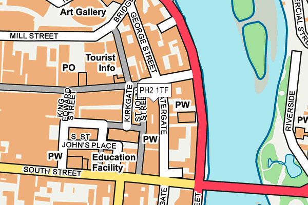 PH2 1TF map - OS OpenMap – Local (Ordnance Survey) PH2 1TF map - OS OpenMap – Local (Ordnance Survey)