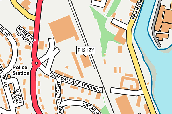 PH2 1ZY map - OS OpenMap – Local (Ordnance Survey) PH2 1ZY map - OS OpenMap – Local (Ordnance Survey)