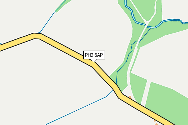 PH2 6AP map - OS OpenMap – Local (Ordnance Survey) PH2 6AP map - OS OpenMap – Local (Ordnance Survey)