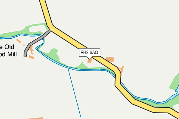 PH2 6AQ map - OS OpenMap – Local (Ordnance Survey) PH2 6AQ map - OS OpenMap – Local (Ordnance Survey)