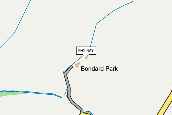 PH2 6AY map - OS OpenMap – Local (Ordnance Survey) PH2 6AY map - OS OpenMap – Local (Ordnance Survey)