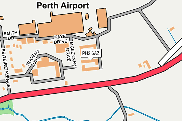 PH2 6AZ map - OS OpenMap – Local (Ordnance Survey) PH2 6AZ map - OS OpenMap – Local (Ordnance Survey)