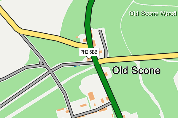 PH2 6BB map - OS OpenMap – Local (Ordnance Survey) PH2 6BB map - OS OpenMap – Local (Ordnance Survey)