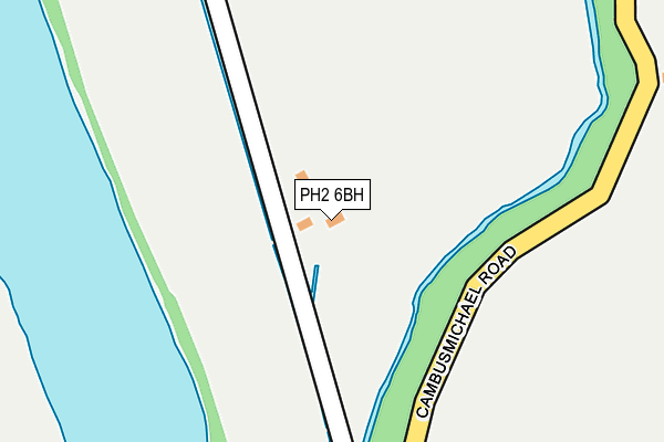 PH2 6BH map - OS OpenMap – Local (Ordnance Survey) PH2 6BH map - OS OpenMap – Local (Ordnance Survey)
