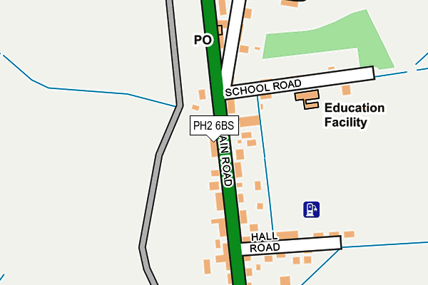 PH2 6BS map - OS OpenMap – Local (Ordnance Survey) PH2 6BS map - OS OpenMap – Local (Ordnance Survey)