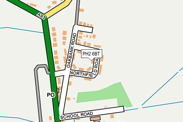 PH2 6BT map - OS OpenMap – Local (Ordnance Survey) PH2 6BT map - OS OpenMap – Local (Ordnance Survey)