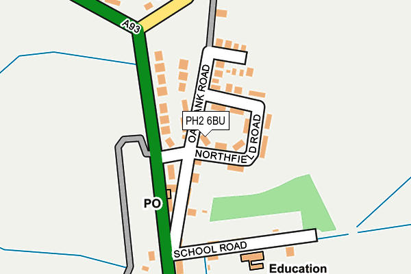 PH2 6BU map - OS OpenMap – Local (Ordnance Survey) PH2 6BU map - OS OpenMap – Local (Ordnance Survey)