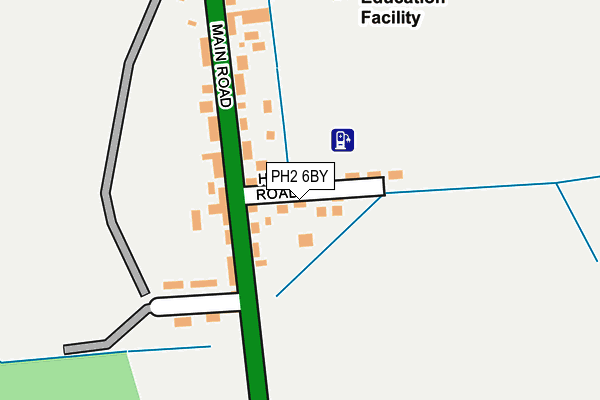 PH2 6BY map - OS OpenMap – Local (Ordnance Survey) PH2 6BY map - OS OpenMap – Local (Ordnance Survey)
