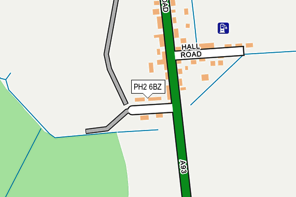 PH2 6BZ map - OS OpenMap – Local (Ordnance Survey) PH2 6BZ map - OS OpenMap – Local (Ordnance Survey)