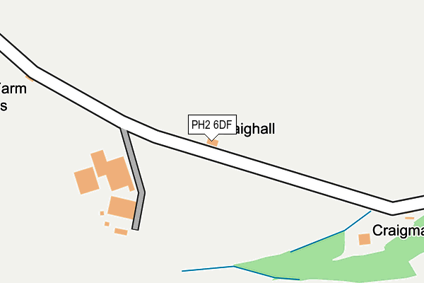 PH2 6DF map - OS OpenMap – Local (Ordnance Survey) PH2 6DF map - OS OpenMap – Local (Ordnance Survey)