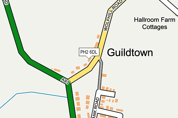 PH2 6DL map - OS OpenMap – Local (Ordnance Survey) PH2 6DL map - OS OpenMap – Local (Ordnance Survey)