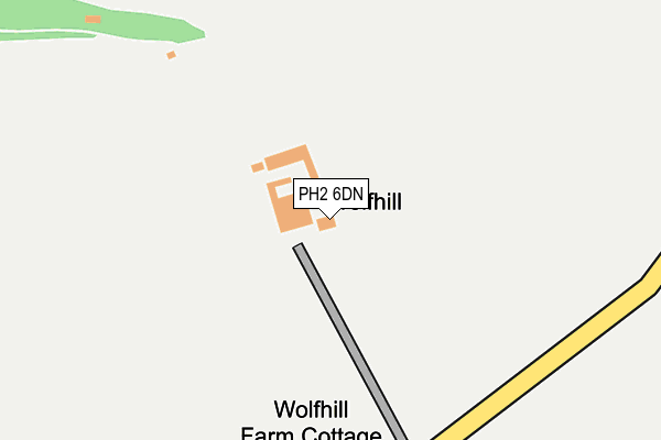 PH2 6DN map - OS OpenMap – Local (Ordnance Survey) PH2 6DN map - OS OpenMap – Local (Ordnance Survey)