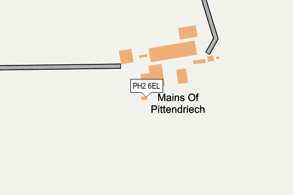 PH2 6EL map - OS OpenMap – Local (Ordnance Survey) PH2 6EL map - OS OpenMap – Local (Ordnance Survey)