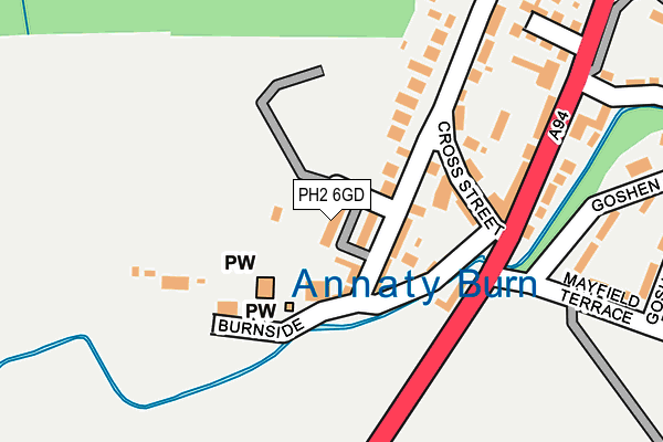 PH2 6GD map - OS OpenMap – Local (Ordnance Survey) PH2 6GD map - OS OpenMap – Local (Ordnance Survey)