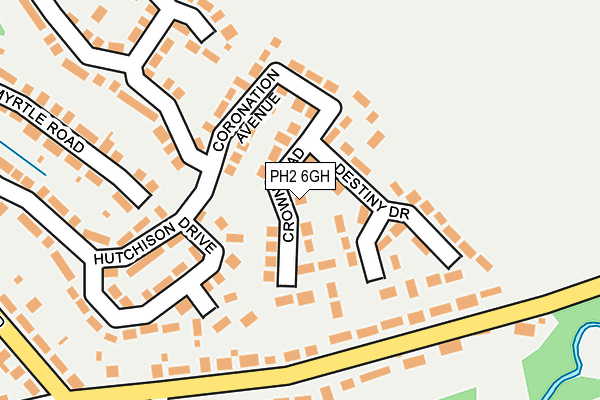 PH2 6GH map - OS OpenMap – Local (Ordnance Survey) PH2 6GH map - OS OpenMap – Local (Ordnance Survey)