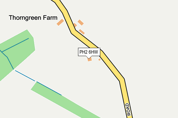PH2 6HW map - OS OpenMap – Local (Ordnance Survey) PH2 6HW map - OS OpenMap – Local (Ordnance Survey)